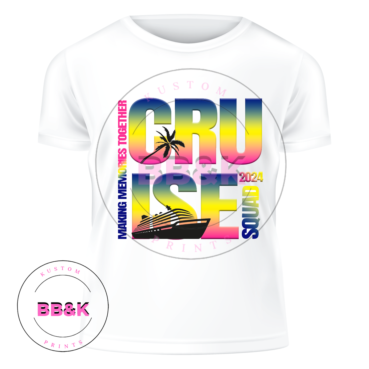 Travel Cruise Shirts | BB&K Kustom Prints