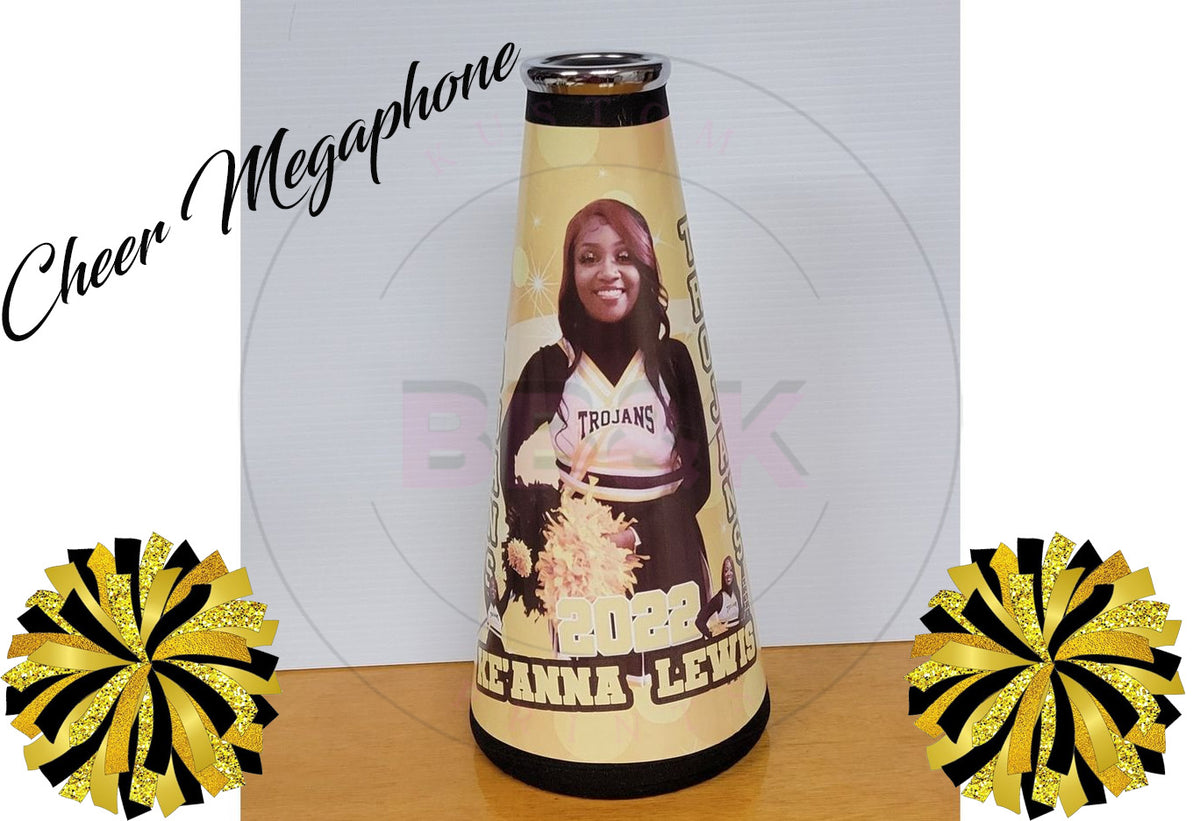 Cheer Megaphone (Customized) | BB&K Kustom Prints